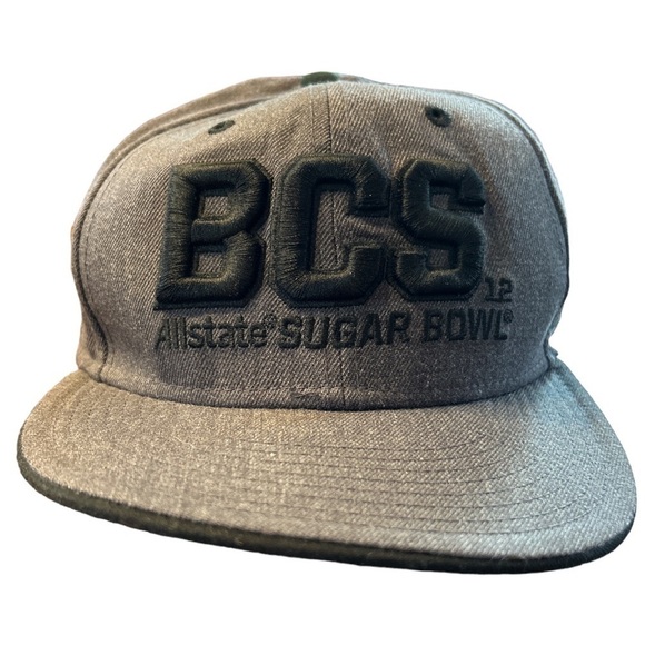 Nike BCS Allstate Sugar Bowl 2012 Championship Michigan Snapback Hat Gray OSFM - Picture 2 of 16
